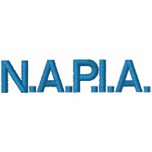 N.A.P.I.A. Embroidered Hooded Zipper Sweatshirt