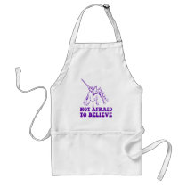 N.A.U.B Not Afraid To Believe Unicorn Aprons