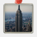 N.A., USA, New York, New York City. The Empire Christmas Tree Ornaments