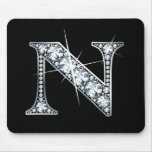 "N" Diamond Bling Mousepad