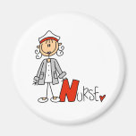 N is for Nurse Fridge Magnet