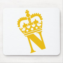N - Letter - Name Mouse Mat