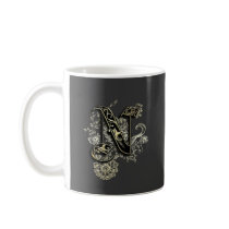 "N" monogram mug