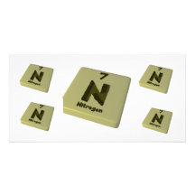 N Nitrogen Custom Photo Card