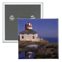 NA, Canada, Newfoundland, Cape Spear. Old Cape Pinback Button