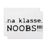 na klasse noobs icon invitations