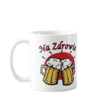 Na Zdrowie Toast With Beer Mugs