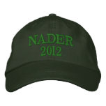 Nader 2012 Embroidered Hat embroidered hats