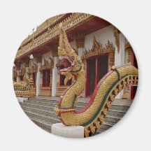 Naga at 9 Storey Stupa, Khon Kaen Magnets