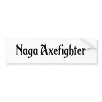 Naga Axefighter Bumper Sticker