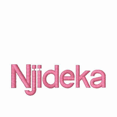 naija female names embroidered hooded sweatshirt by AFRICANKOKO