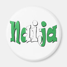 Naija (Nigerian Flag) Refrigerator Magnets