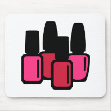 Nail polish beauty mousepads