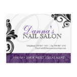 Nail Salon and Spa Advertising Postcard