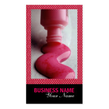 Nail Salon or Nail Technician Business Cards