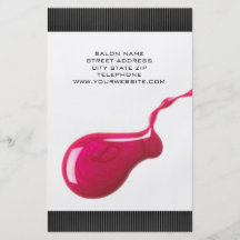 Nail Salon Price List Flyer