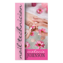 NAIL TECHNICIAN BUSINESS CARD