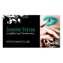 Nail Technician Business Cards