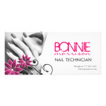 Nail Technician Service Menu / Price Chart rack cards