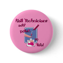 Nail Technicians Button
