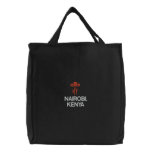 NAIROBI, KENYA BLACK TOTE embroidered bags