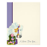 Najira Hello! Flat Note Cards Personalized Announcement