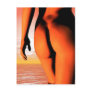Naked lady in the sunset postcards