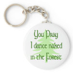 Naked Pagan keychains