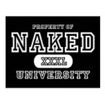 Naked University Dark Post Card