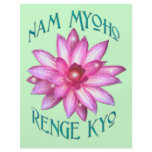 Nam Myoho Renge Kyo with Lotus Flower Design flyers
