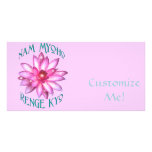 Nam Myoho Renge Kyo with Lotus Flower Design photo cards