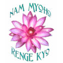 Nam Myoho Renge Kyo with Lotus Flower Design t-shirts