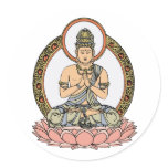 Namaskara Mudra Buddha stickers