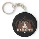 Namaste Buddha keychains