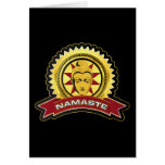 Namaste Buddha Logo cards