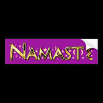Namasté bumper stickers