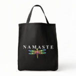 Namaste Dragonfly (Dark Background) bags