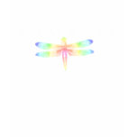 Namaste Dragonfly (Dark Background) t-shirts