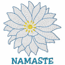 Namaste Embroidered Women's T-Shirt