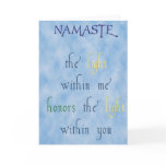 Namaste Greeting Card