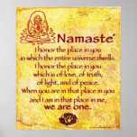 Namaste I Honour You We Are One posters