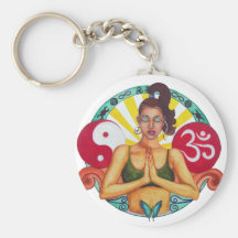 Namaste Key Chain