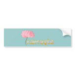 Namaste Lotus bumper stickers
