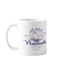 Namaste Lotus Lavender Coffee Mugs