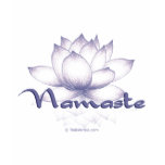 Namaste Lotus Lavender t-shirts