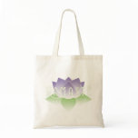 Namaste Purple Lotus Yoga Tote Bag