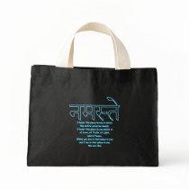 Namaste We Are One Tiny Tote Tote Bag