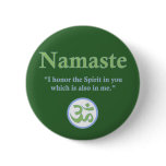 Namaste - with quote and Om symbol buttons