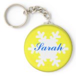 name, add text,  Sarah keychains