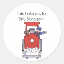 Name book plates sticker